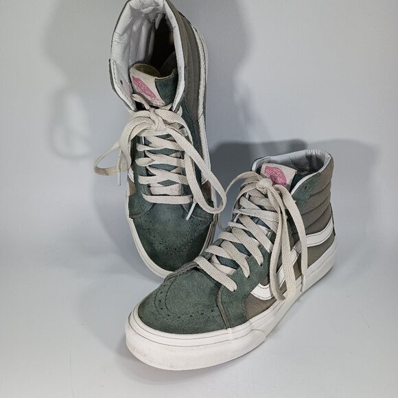 Vans ComfyCush Sk8-Hi SAMPLE Reissue Unisex Beech Marshmallow Sneakers Women's 6 - Picture 1 of 10